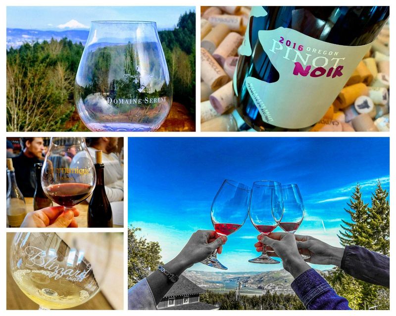 Billet Circuit de dégustation de vins dans l'Oregon