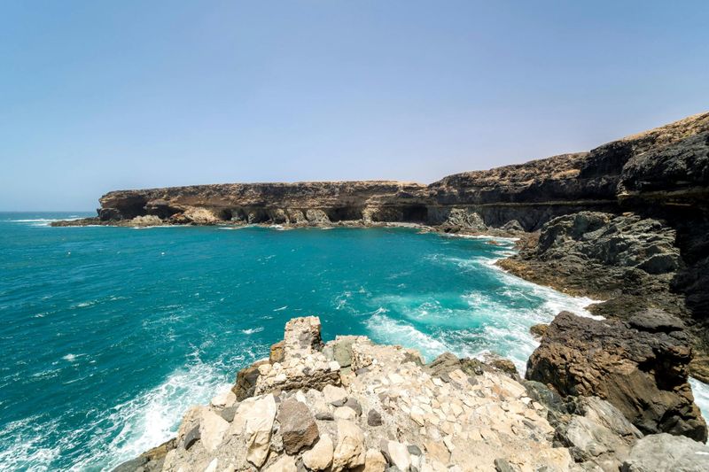 Billet La côte ouest de Fuerteventura avec Betancuria et une chèvrerie