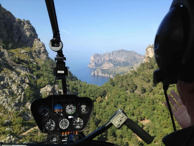 Billet Tour d'hélicoptère de 30 minutes au-dessus de Majorque