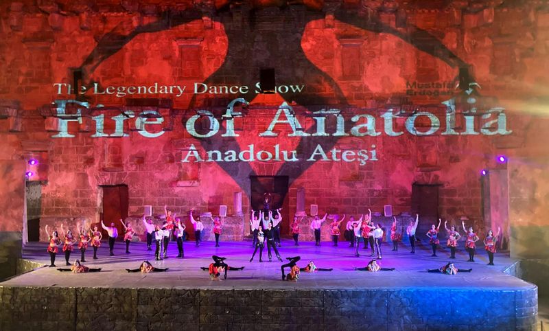 Billet Spectacle de danse "Feu d'Anatolie" au théâtre antique d'Aspendos