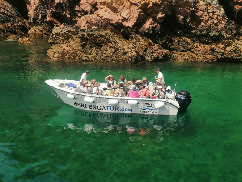 Billet Excursion sur l'île de Berlenga et visite des grottes en bateau à fond de verre
