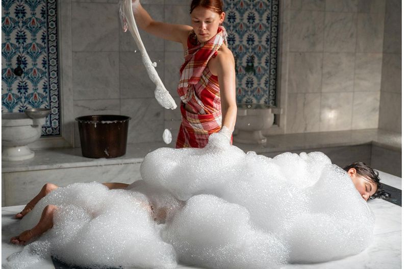 Billet Artemis Hamam : gommage traditionnel du corps entier et massage à la mousse à Kos