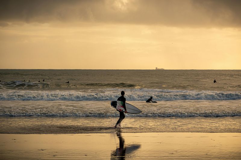 Billet Cours de surf privé à la plage de Carcavelos