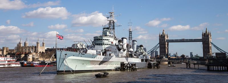 Billet Visite des sites touristiques de Londres avec le HMS Belfast à bord