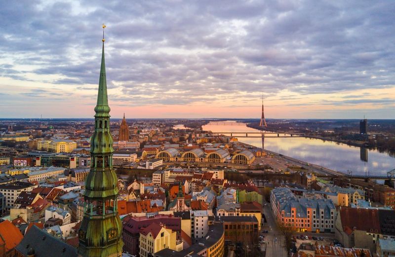 Billet Visite à pied d'une heure de Riga avec un local