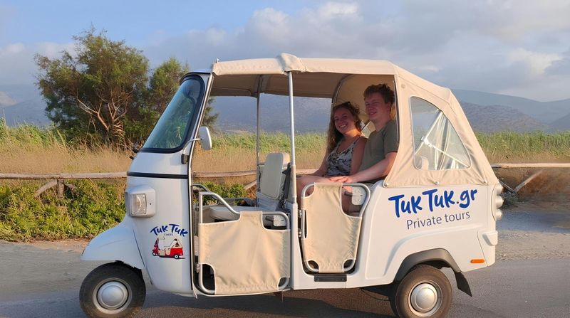 Billet Visite privée en tuk-tuk de Hersonissos avec vue sur la mer