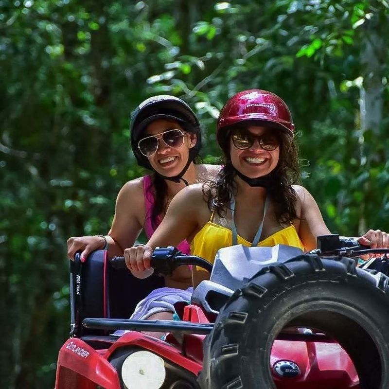 Billet Parc préhistorique de Cenotes Zapote avec aventure en VTT au Mexique
