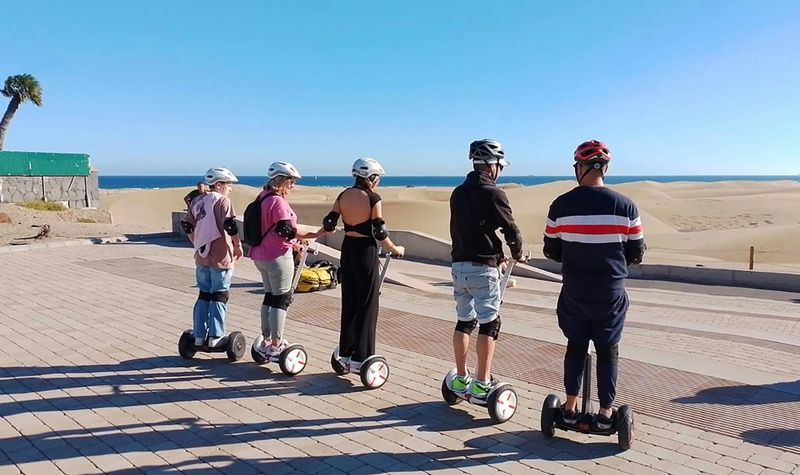 Billet Visite en gyropode de Maspalomas et la Playa del Ingles au coucher du soleil