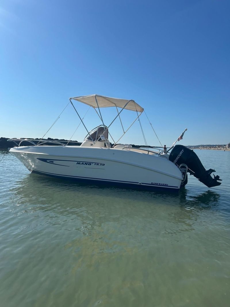 Billet Location de bateau - Mano Marine 19.50 (Motorboat)