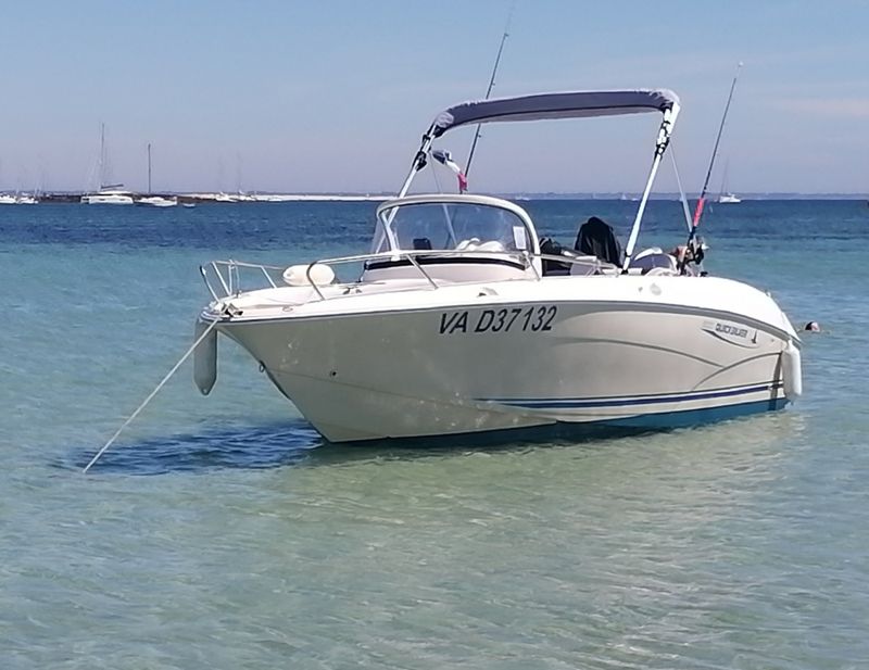 Billet Location de bateau - Quicksilver 600 Commander (Motorboat)