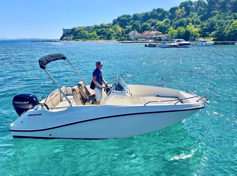 Billet Location de bateau - Quicksilver 555 Open (Motorboat)