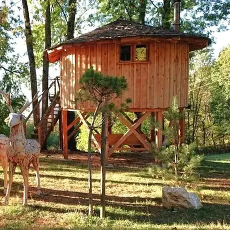 Billet Cabane dans les Arbres avec Spa près d'Annecy