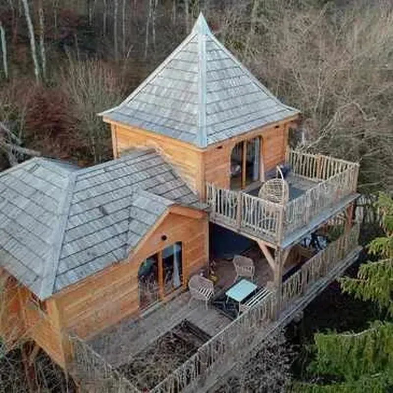 Billet Nuit en Cabane dans les Arbres avec Spa Privatif près de Chaumont