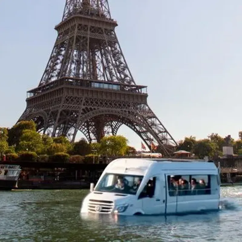 Billet Visite Insolite de Paris en Bateau MiniBus Amphibie