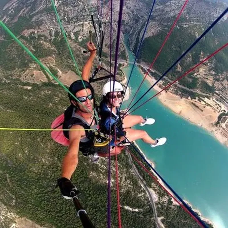 Billet Baptême en Parapente - Survol du Lac de Sainte Croix