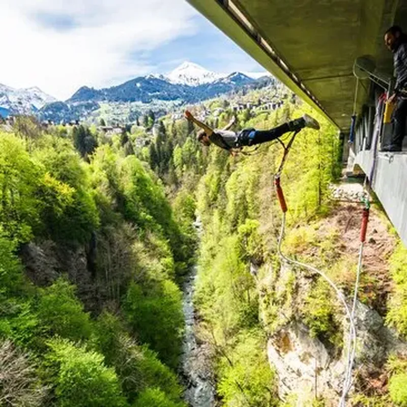 Billet Saut à l'élastique à Saint-Gervais face au Mont-Blanc