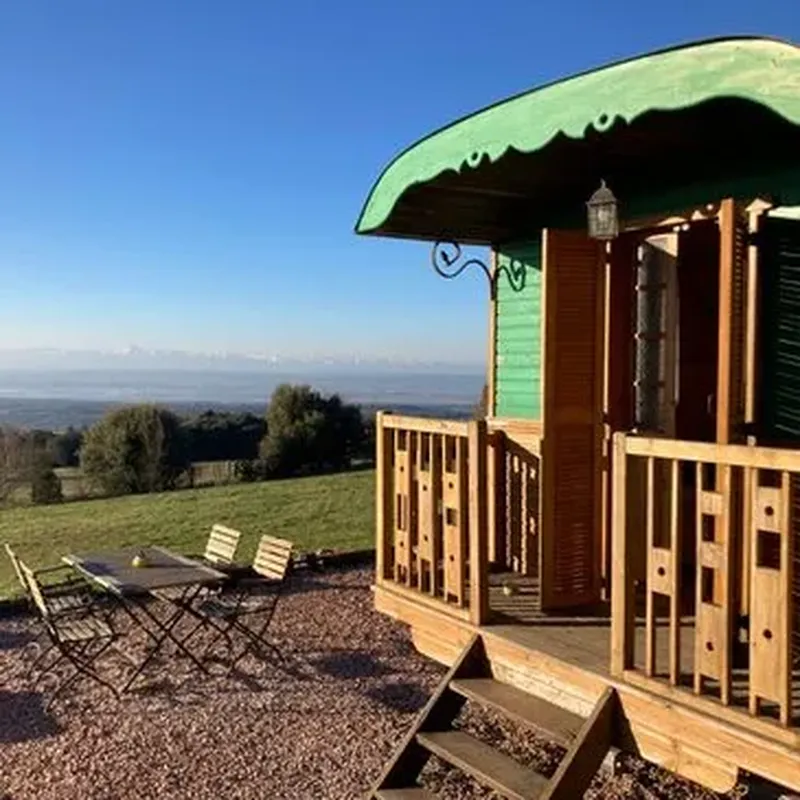 Billet Nuit en Roulotte avec Spa au Domaine de Campras à Saissac