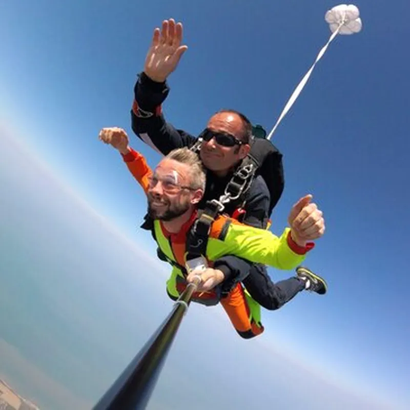 Billet Saut en Parachute Tandem près d'Etretat