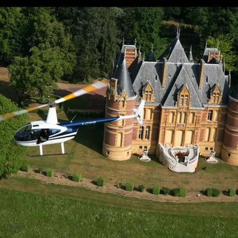 Billet Baptême en Hélicoptère - Le Vignoble Beaujolais