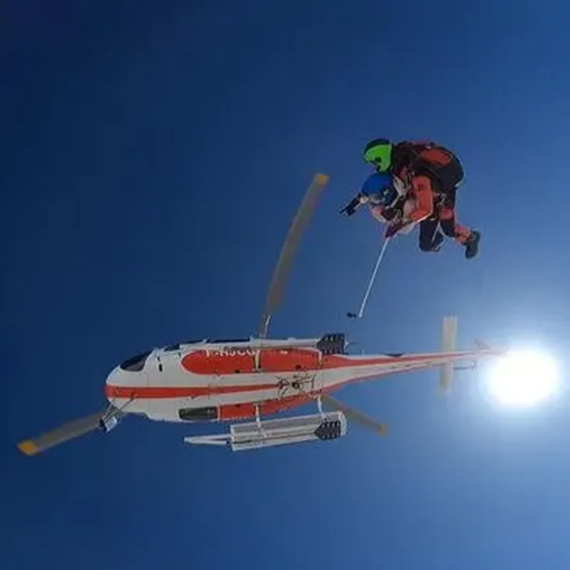 Billet Saut en Parachute depuis un Hélicoptère à l'Alpe d'Huez