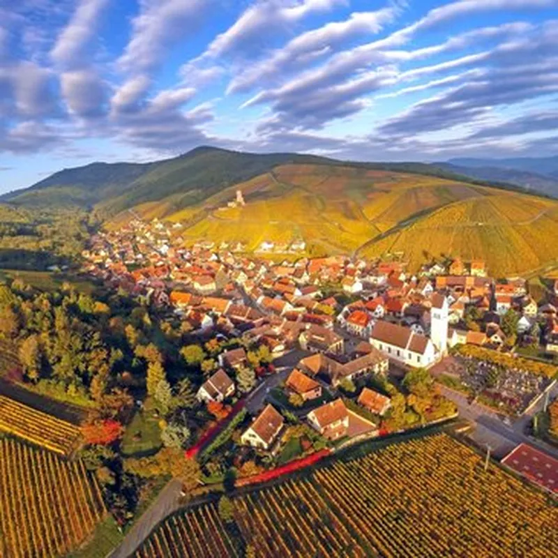 Billet Baptême en Hélicoptère à Colmar - Survol de Kaysersberg