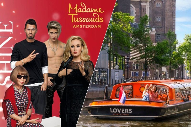 Billet Amsterdam : Billet d'entrée à Madame Tussauds + Croisière sur les canaux