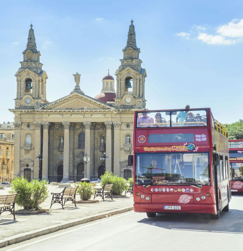 Billet Malta Hop-On Hop-Off Bus Pass + Harbour Cruise (croisière dans le port)
