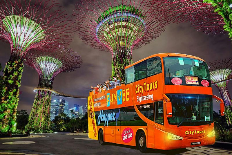 Billet Gardens by the Bay : Billet d'entrée + visite gratuite en bus à toit ouvert FunVee