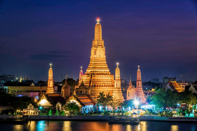 Billet Bangkok : Wat Arun, Wat Pho, Chinatown et Tuk Tuk à la mode