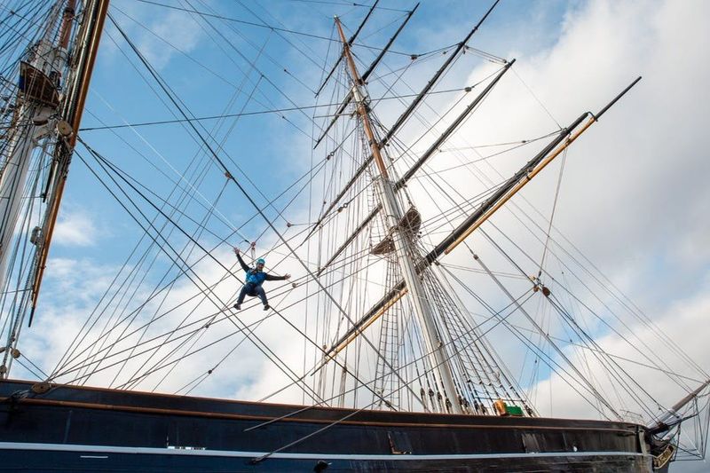 Billet Cutty Sark : Ticket pour l'escalade des gréements