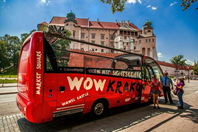 Billet City Sightseeing Cracovie : Bus Hop-on Hop-off + audioguide