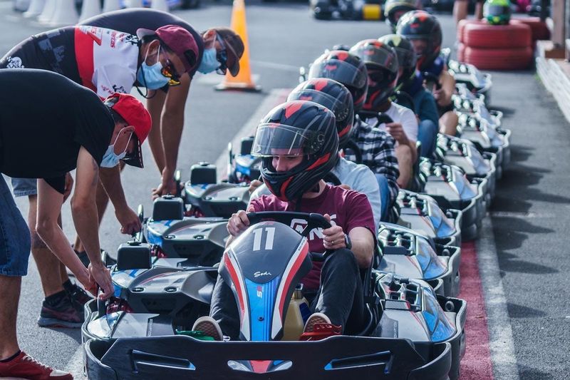 Billet Tenerife : Course de karting en plein air à Las Americas