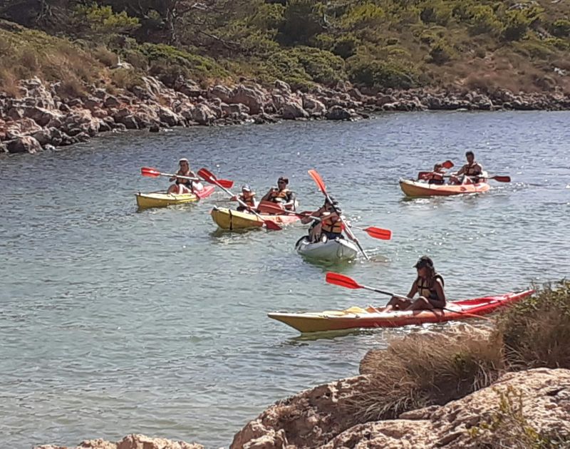 Billet Baie de Fornells : excursion en kayak