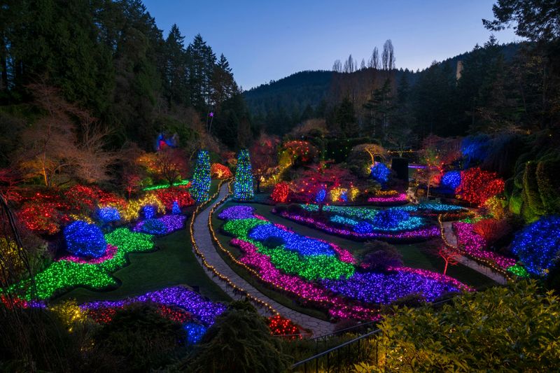 Billet Victoria : Visite du jour de Noël avec les jardins Butchart au départ de Vancouver
