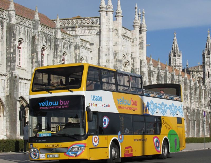 Billet Yellow Bus Lisbonne : 48 heures de bus Hop-on Hop-off + croisière fluviale