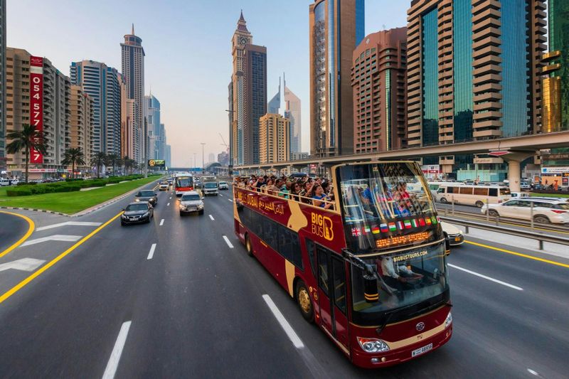 Billet Big Bus : 48-Hr Hop-On Hop-Off Bus Tour Dubai & Abu Dhabi + Dhow Cruise