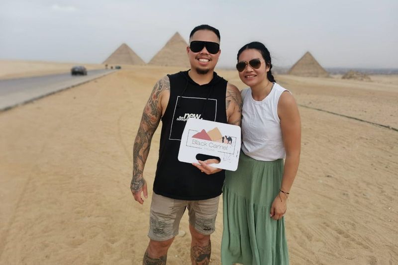 Billet Pyramides de Gizeh, Saqqara et Memphis : Visite guidée du Caire + déjeuner