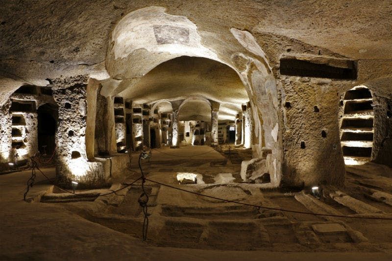Billet Catacombe di San Gennaro : Visite guidée