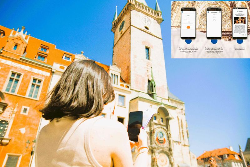 Billet Place de la Vieille Ville de Prague et Horloge astronomique : Audio numérique pour visite guidée