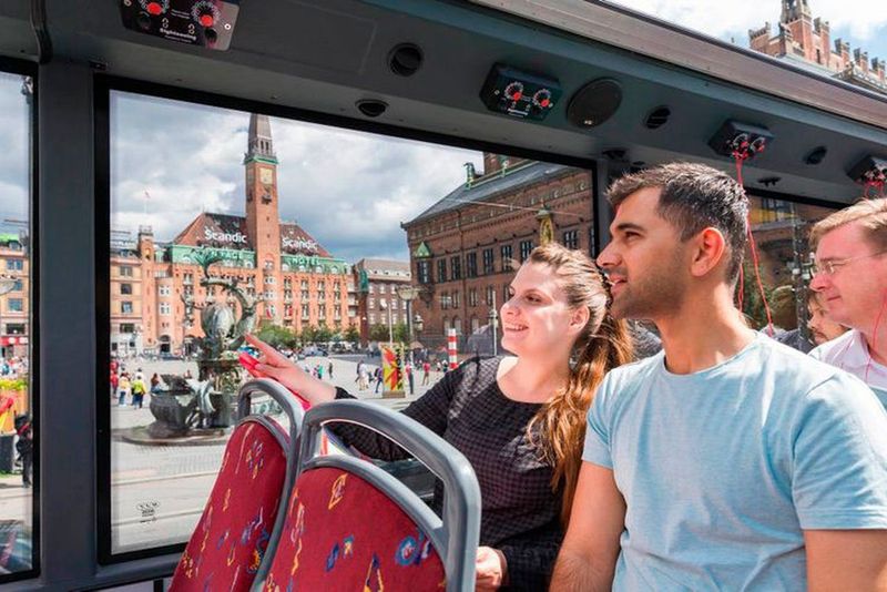 Billet City Sightseeing Copenhague : 72 heures d'excursion en bus Hop-on Hop-off de la Route classique