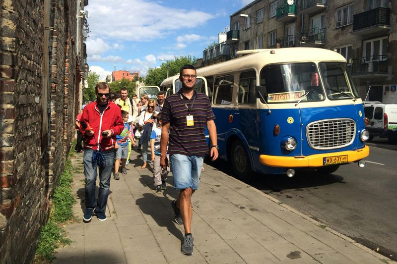 Billet Visite en bus rétro du côté obscur de Varsovie