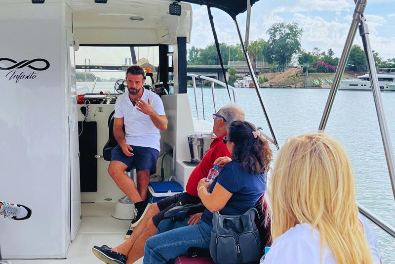 Billet Séville : Excursion guidée en bateau sur le fleuve Guadalquivir