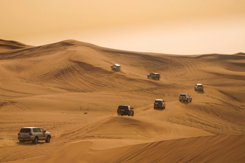 Billet Dubaï : Premium Sunset Safari, Quad Bike, Sandboard + BBQ Dinner