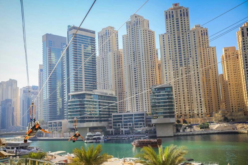 Billet XLine Dubai Marina : Zipline avec photos et vidéos