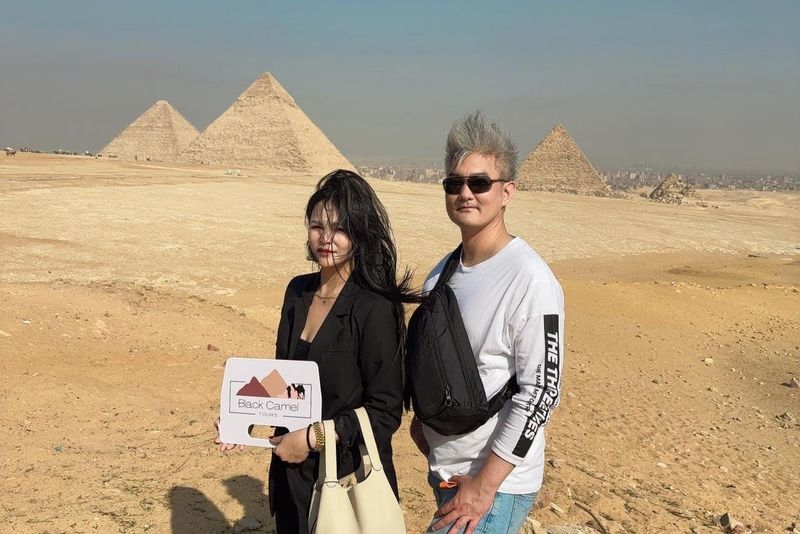 Billet Pyramides de Gizeh, musée égyptien et Khan el-Khalili : Excursion d'une journée avec déjeuner