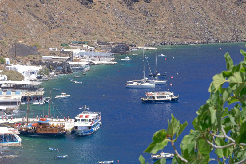 Billet Santorin : Croisière sur les îles volcaniques avec visite des sources thermales