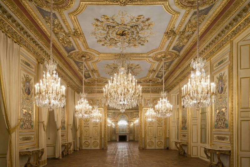 Billet Hôtel de la Marine : Salons et loggia