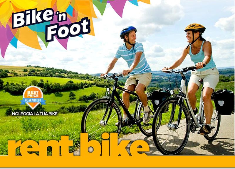 Billet Location de vélo jaune au Lac de Garde