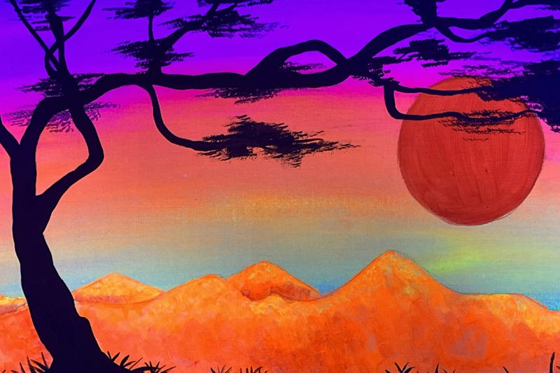 Billet Madrid : Wine Gogh Glow Academy Atelier guidé de peinture et de vin