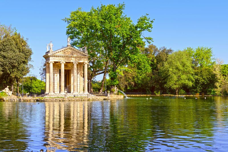 Billet Jardins de Villa Borghese en voiturette de golf